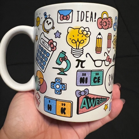 Sanrio Hello Kitty Ceramic 16 Fl Oz Science Theme Mug - Picture 3 of 8